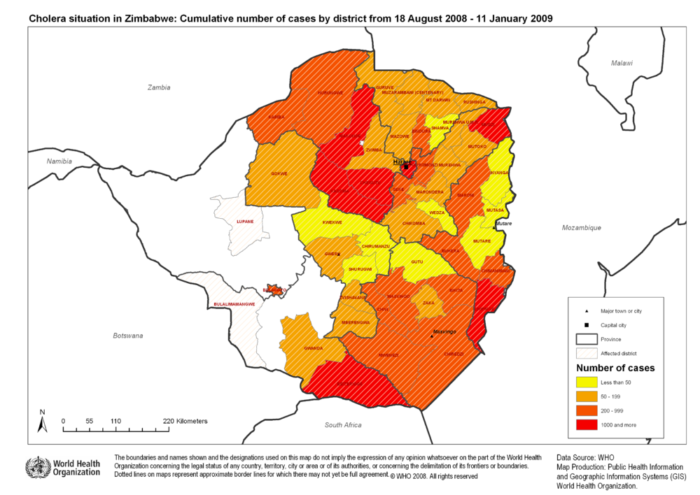 Cholera in Zimbabwe microbewiki